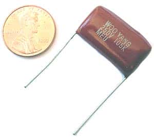 1uF 1 uF 250V 10% Radial Film Capacitors