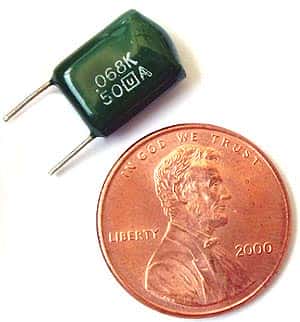 .068uF .068 uF 50V 10% Radial Film Capacitors