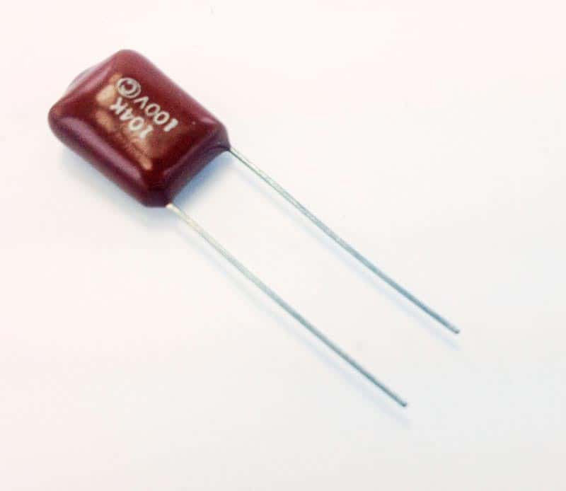 .1uF .1 uF 100V 5% Radial Film Capacitor Trim Leads
