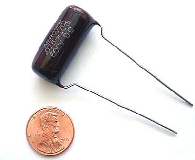 .075uF .075 uF 600V 10% Radial Film Capacitors