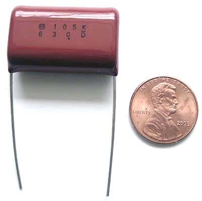1uF 1 uF 630V 10% Radial Film Capacitors