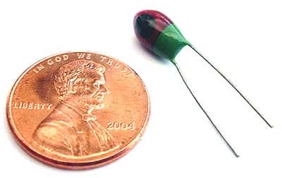 22uF 16V 10% Radial Tantalum Capacitors Color Code