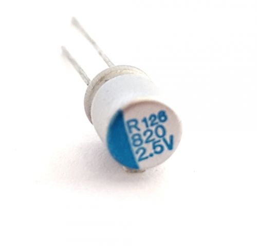 2 pack 2x Panasonic 820uF 25V 105C Radial Lead Capacitor for the LCD TV & Monitor Repair 