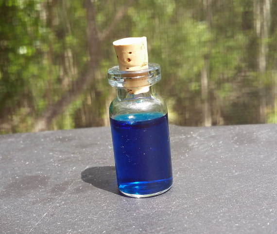 Tiny Clear Glass Vials 2ml Cork Stopper for Storage