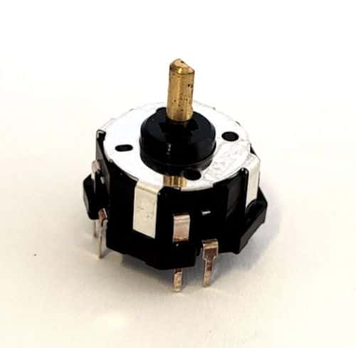 RKJXT1F42001 SP4T Stick Switch Center Push 0.01A 5V ALPS®