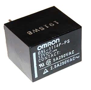 Relè PCB Omron G5PA-1-M 12VDC – 5A, 4 Pin, Originale, Per Elettronica