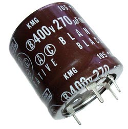 270uF 400V Radial Snap In Electrolytic Capacitor Nippon Chemi Con® KMG400VN271M