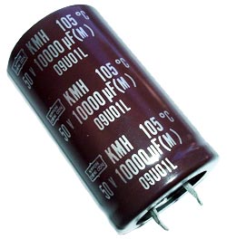 10000uF 50V Radial Snap In Electrolytic Capacitor Nippon KMH050VN103M30X502T