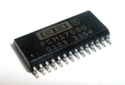 PCM1750U PCM1750 U Dual CMOS Analog Digital Converter IC Texas Instruments®