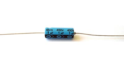 1uF 1 uF 450V Axial Electrolytic Capacitor 1mF