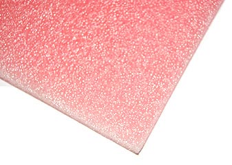 A sheet of pink anti-static foam