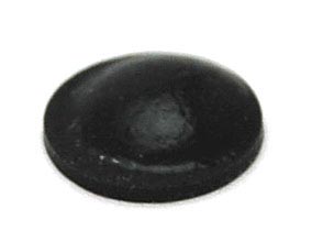Black Round Self-Adhesive Rubber Feet Tiny Bumpers 6.4mm X 1.6mm