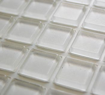 Clear Square Self-Adhesive Rubber Feet Bumpers 19.8mm x 9.7mm