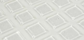 Clear Square Self-Adhesive Rubber Feet Short Bumpons 12.7mm X 3mm