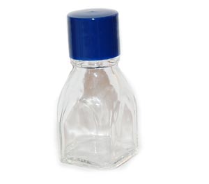 Clear Glass Vial  with Screw On Top