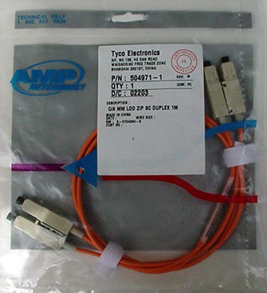 Fiber Optic Cable Assembly 62.5-125 504971-1