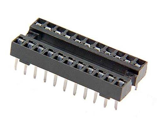 22 Pin IC Socket Open Frame Burndy® DILB22P-108T