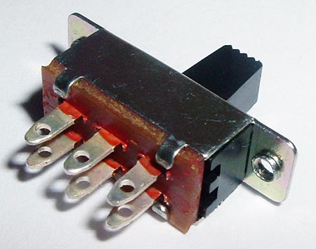 Slide Switch 1A 125VAC DPDT ON-ON