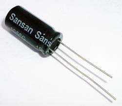 2200uF 6.3V Radial Electrolytic Capacitor Sansan