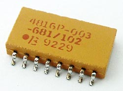 1.28W 680-1000ohms Surface Mount Resistor Network Bourns 4816P-3-102