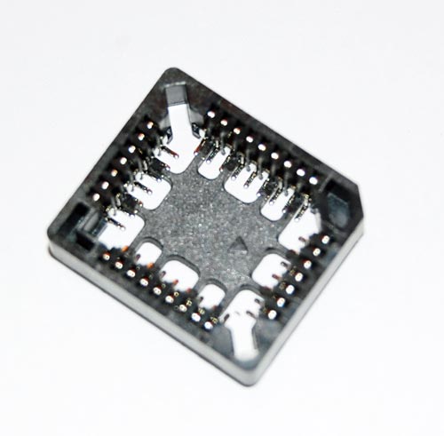 5x IC-Fassung PLCC Sockel Sockets PLCC32 32pol Sockel mit Pins PCB mounting 