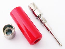 3&#47;16&#34; Red Insulated Phone Tip Plug 200-102