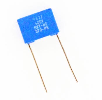 0.22uF 100V Metallized Polyester Potted Capacitors MKT372 Philips