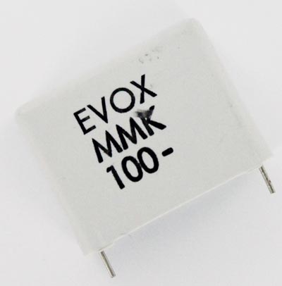 10uF 100V Metallized Polyester Film Capacitor MMK27.5106K100 Evox