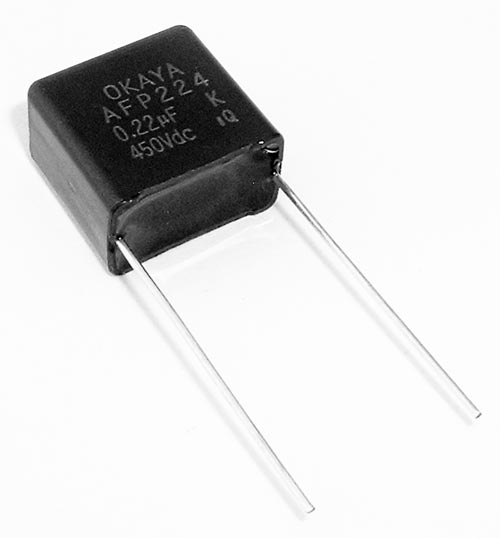 .22uF 450V Metalized Polypropylene Film Capacitor AFP450V224K Okaya