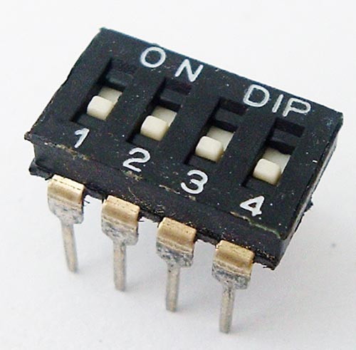4 Position DIP Switch Alco