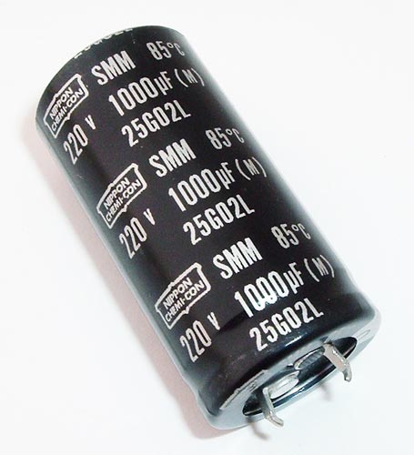 1000uF 220V Radial Snap In Electrolytic Capacitor SMM220VS102M25X50T2