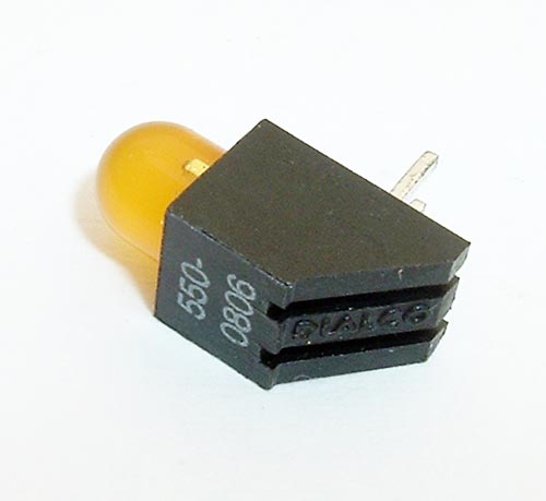 Yellow 5mm LED Circuit Board Indicator Light 550-0806 Dialight
