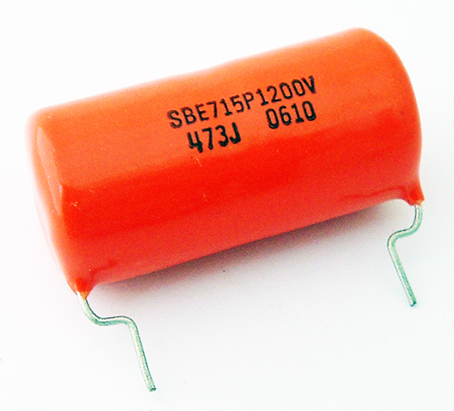 0.047uF 1200V Polypropylene Orange Drop Capacitor SBE 715P473512MD2