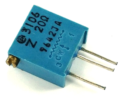 20 ohm Variable Resistor Trimpot POT3106Z-1-200 3106Z-1-200