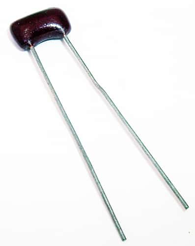 22pF 500V 5&#37; Radial Dipped Silver Mica Capacitor CDE CM05ED220J03