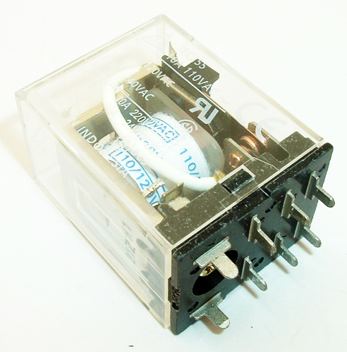 10A 110-120VAC PCB Mount Relay Omron® LY2-0