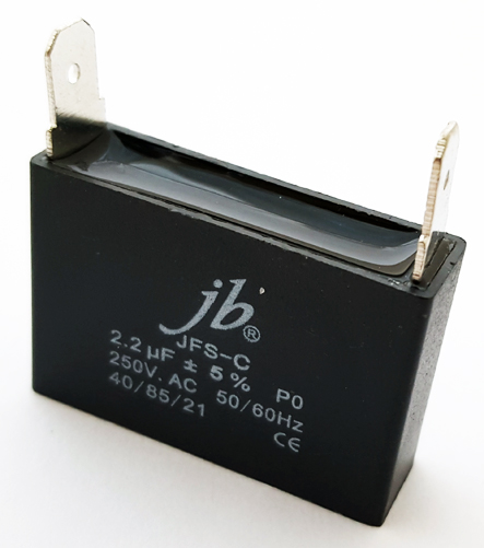 2.2uF 250VAC Motor Run Capacitors Metalized Film JB Capacitors JFS-C Series