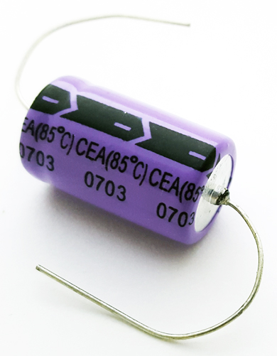 10uF 450V Axial Electrolytic Capacitor Cornell Dubilier® CEA10450