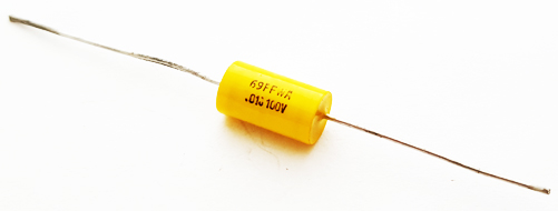 0.01uF .01uF 100V 5&#37; Axial Polyester Film Capacitor 69FFWA
