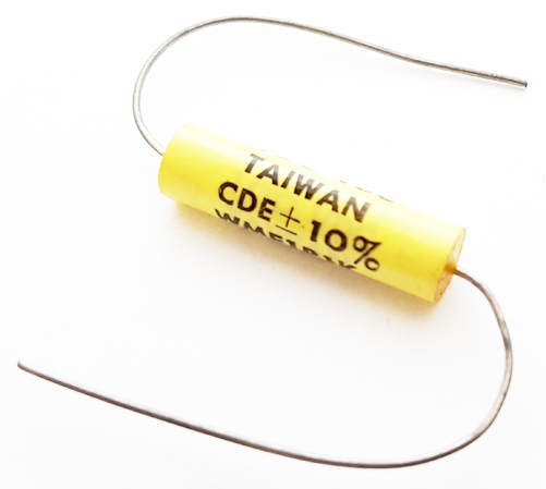 0.1uF .1 uF 100V 10&#37; Axial Polyester Film Capacitor CDE WMF1P1K