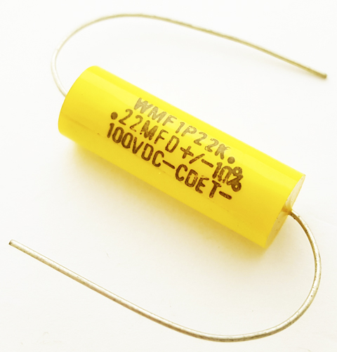 0 22uf 22 Uf 100v 10 Axial Film Capacitor Cde Wmf1p22k