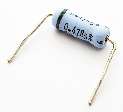 3W 0.47 ohm 5&#37; Metal Oxide Film Resistor Flameproof Panasonic ERX3FJR47H