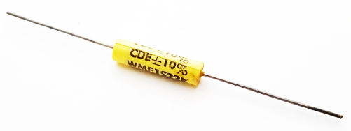 0.022uF 100V 10&#37; Axial Polyester Film&#47;Foil Capacitor Vintage CDE WMF1S22K