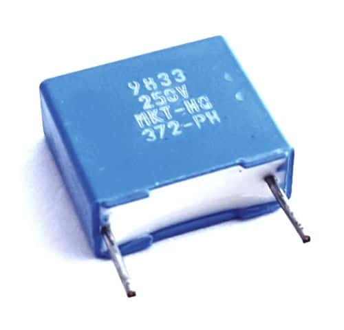 10 Condensateurs MKT Philips 0,1µF 250V - Neufs, Non Polarisés, Pour électronique
