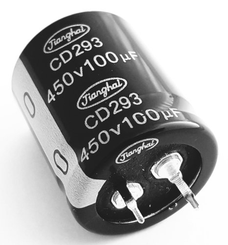 100uF 450V 20&#37; Snap In Electrolytic Capacitor Jianghai ECS2WBZ101MT6P22530