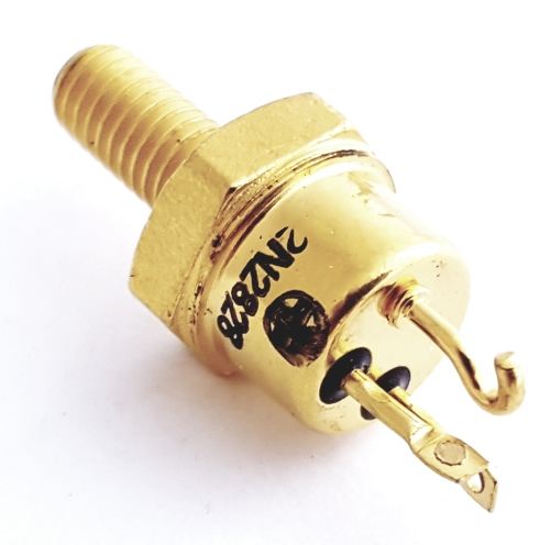 2N2828 3A 60V 40W Vintage Power Transistor NPN Gold Plated