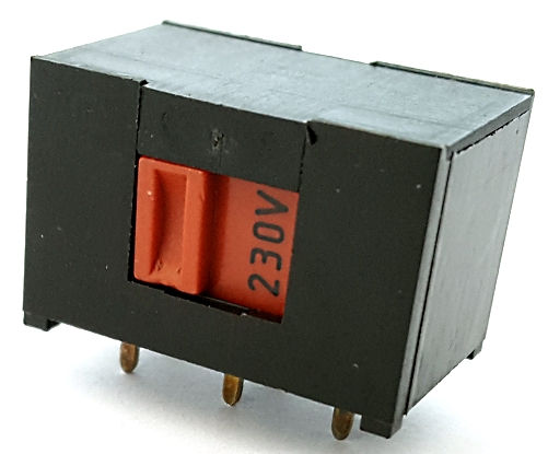 Slide Switch AC Voltage Selector 115-230V 4021 CW Industries