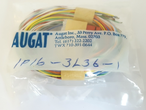 1P16-3L36-1 Aviation Cable Assembly 16 Pin Plug 36 inches Augat