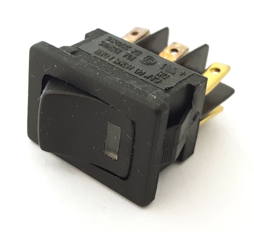 Rocker Switch Lighted 10A 125VAC 5A 250VAC C and K