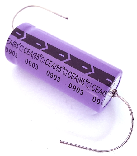 4700uF 25V Axial Electrolytic Capacitor Dubilier CEA4700-25